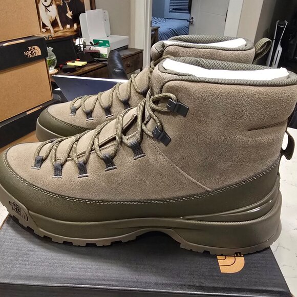 The North Face Men's Glenclyffe Urban Boots Cavern Grey / Taupe Size 12 US NEW - Picture 1 of 13
